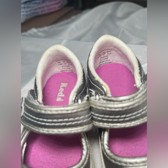 Keds Silver Pink Sneakers with Sporty Design Size 5 - Picture 2 of 8
